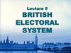 British electoral system