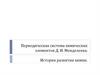 Периодическая система химических элементов Д.И. Менделеева. История развития химии