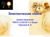 Электрическая лампа