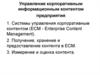 Управление корпоративным информационным контентом предприятия. (Лекция 4)