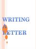 Writing a letter