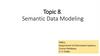 Semantic Data Modeling