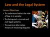 Law and the Legal System