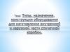 Типы, назначение, конструкция оборудования для изготовления внутренней и наружной части спичечной коробки