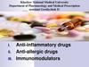 Anti-inflammatory drugs