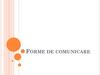 Forme de comunicare