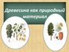 Древесина как природный материал