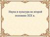 Наука и культура во второй половине XIX в