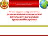 Итоги, задачи и перспективы развития внешнеэкономической деятельности организаций Чувашской Республики