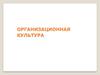 Организационная культура