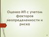 Оценка ИП с учетом факторов неопределенности и риска