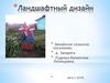 Ландшафтный дизайн