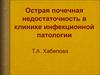 Острая почечная недостаточность в клинике инфекционной патологии