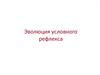 Эволюция условного рефлекса. Преимущество условного рефлекса