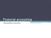 Financial accounting