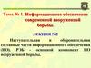 Наступательная и оборонительная составные части информационного обеспечения. Лекция №2