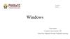 Windows. Версии Windows