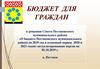 Бюджет для граждан Пестяковского муниципального района на 2019 год