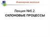 Инженерная геология. Склоновые процессы