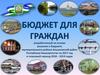 Бюджет для граждан, разработанный на основе решения о бюджете муниципального района
