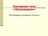 Производная. По материалам, изученным в 10 классе