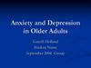 Anxiety and Depression in Older Adults