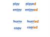 Past Simple regular verbs