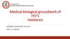Medical-biological groundwork of HIV’s resistance