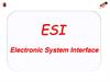 ESI - Electronic System Interface: автоматический обмен информацией