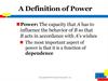A Definition of Power