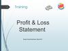 Training Profit & Loss Statement