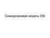 Семиуровневая модель OSI
