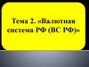 Валютная система РФ