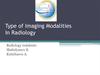 Type of Imaging Modalities In Radiology