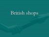 British shops