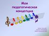 Моя педагогическая концепция