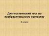 Диагностический тест по изобразительному искусству. 8 класс