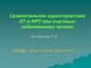 Сравнительная характеристика КТ и МРТ при очаговых заболеваниях печени