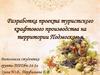 Разработка проекта туристского крафтового производства на территории Подмосковья