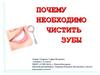 Почему необходимо чистить зубы