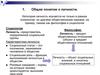 Общее понятие о личности