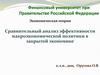 Сравнительный анализ эффективности макроэкономической политики в закрытой экономике. Лекция 14