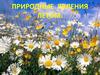 Природные явления летом