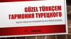 Güzel türkçem Гармония турецкого. Мастер-класс по турецкому на фестивале языков