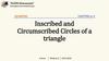 Inscribed and circumscribed circles of a triangle