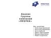 Анализ Группы компаний «ПРОТЕК»