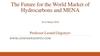 The Future for the World Market of Hydrocarbons and MENA