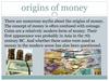 Origins of money