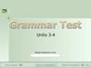 Grammar test