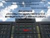 Характеристика нормативно-правовых основ государственного и муниципального финансового контроля в РФ